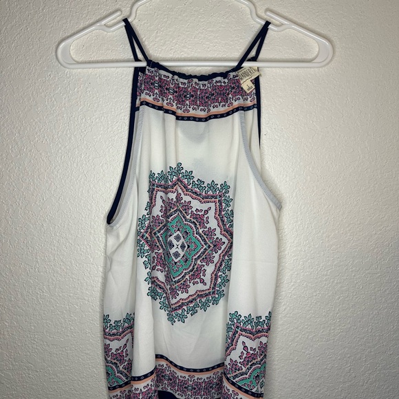 Bohemian Style halter top with tie in back - Picture 1 of 5